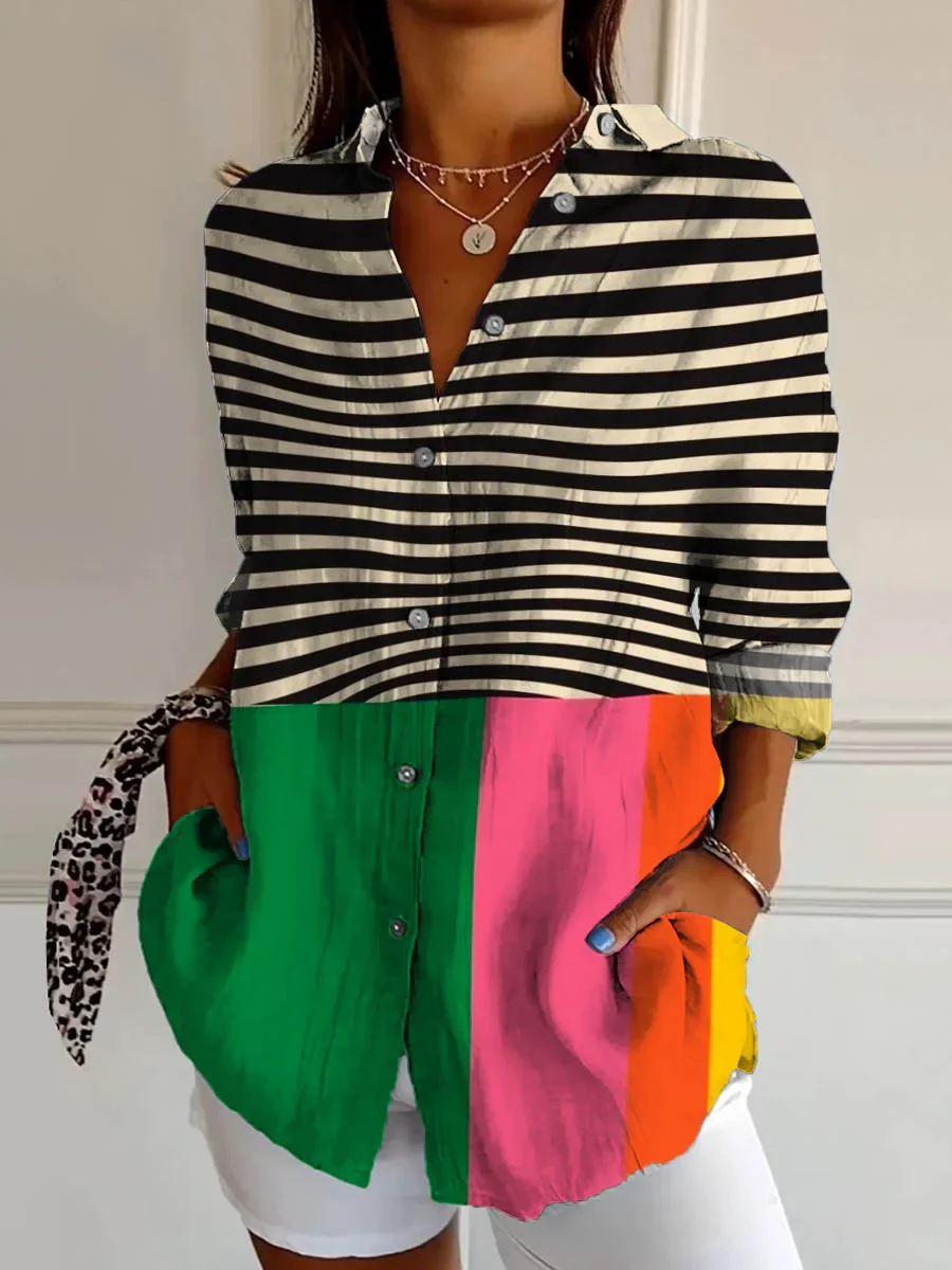 Marilou™ | Blouse Femme À Motif Coloré