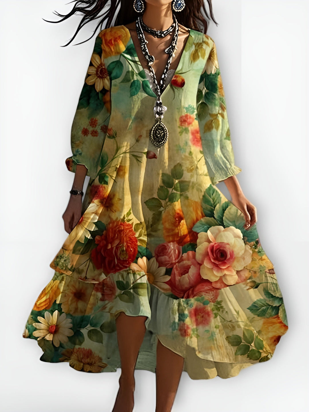 Marina™ | Robe Fleurie Vintage