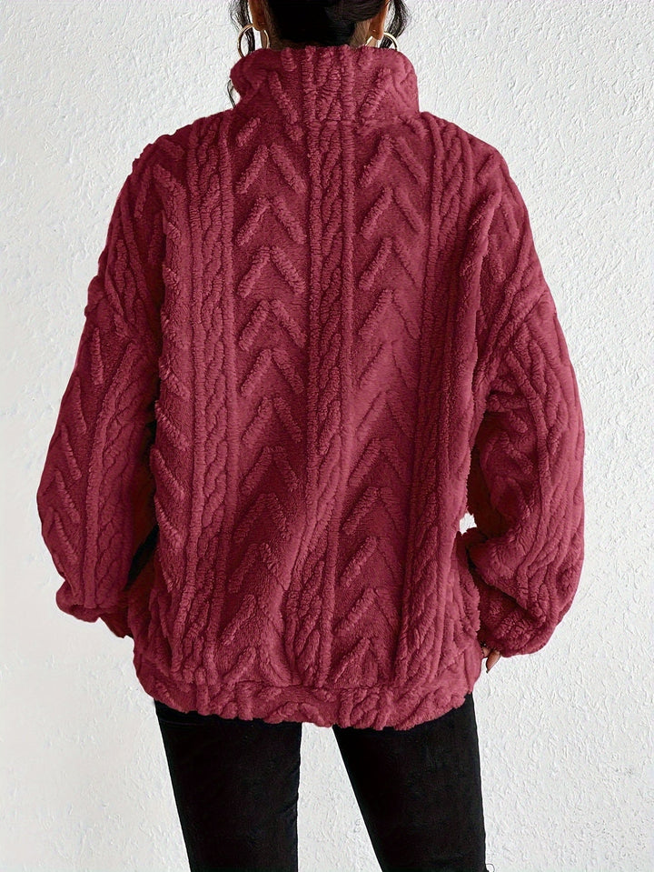 Millie™ | Pull Tricot Demi-Zip