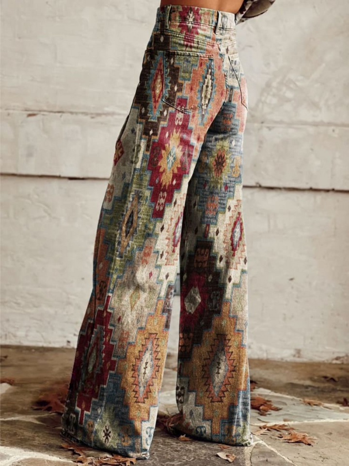 Anaïs | Pantalon Aztec Dream à Jambe Large