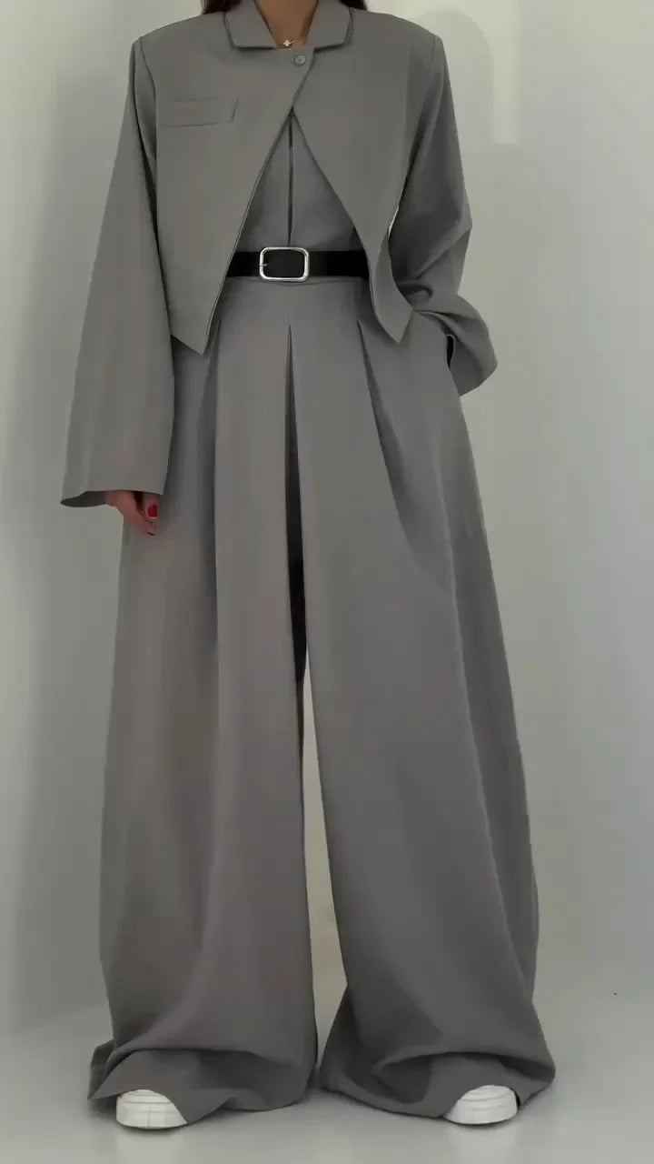 Eclat™ -Ensemble Femme Bustier + Veste – Style Élégant & Tendance
