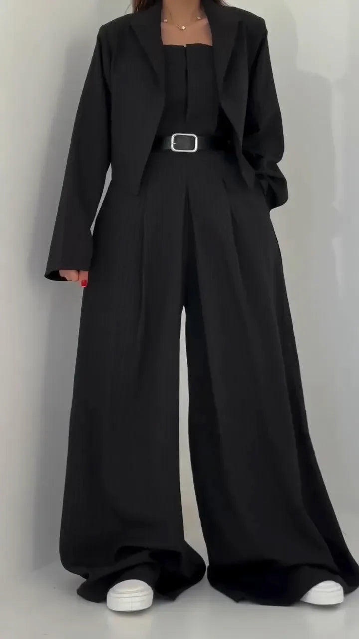 Eclat™ -Ensemble Femme Bustier + Veste – Style Élégant & Tendance