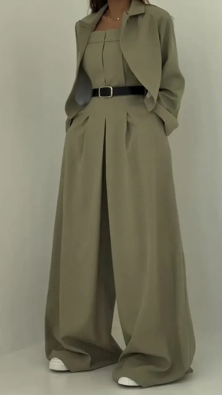 Eclat™ -Ensemble Femme Bustier + Veste – Style Élégant & Tendance