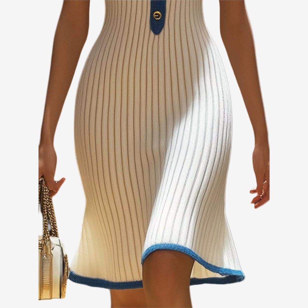 Élara™ Midi avec Détails Contrastés