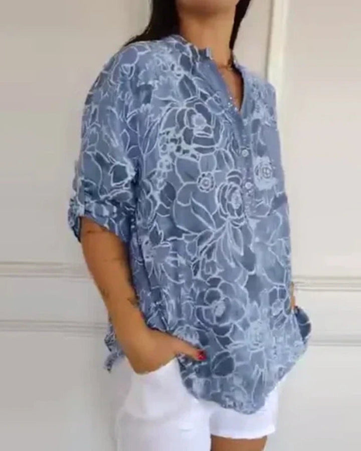 Narèse™ | Blouse Fleurie