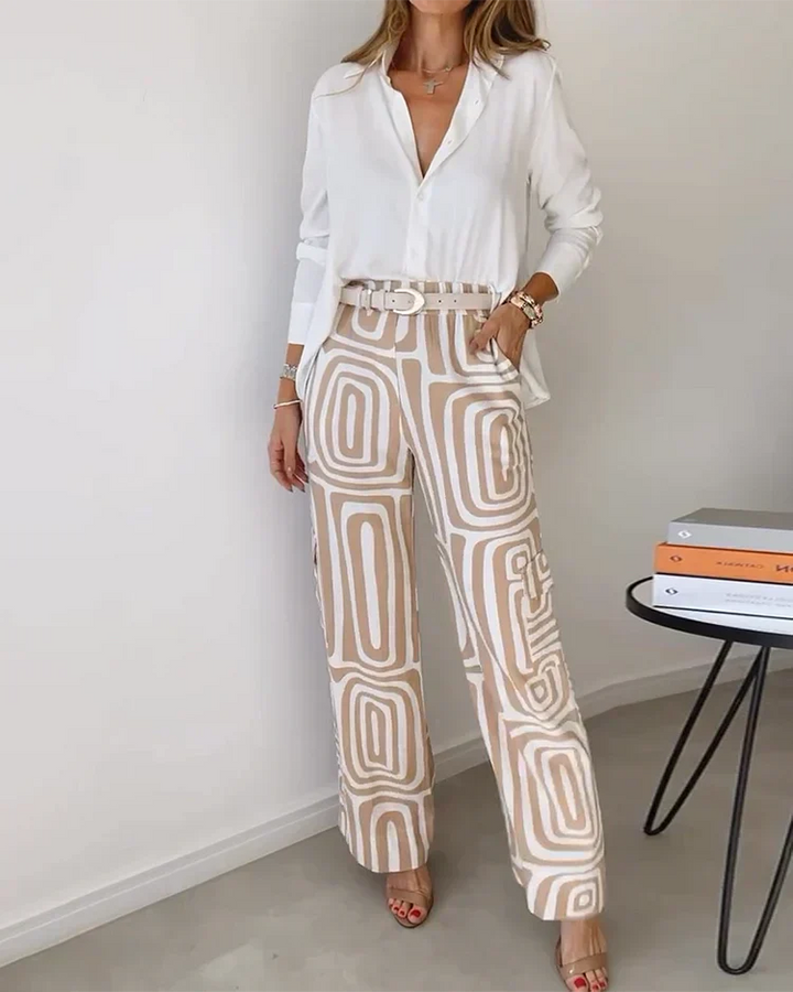 Olivia | Ensemble Deux Pièces Élégant (Cadeau : Ceinture GRATUITE)