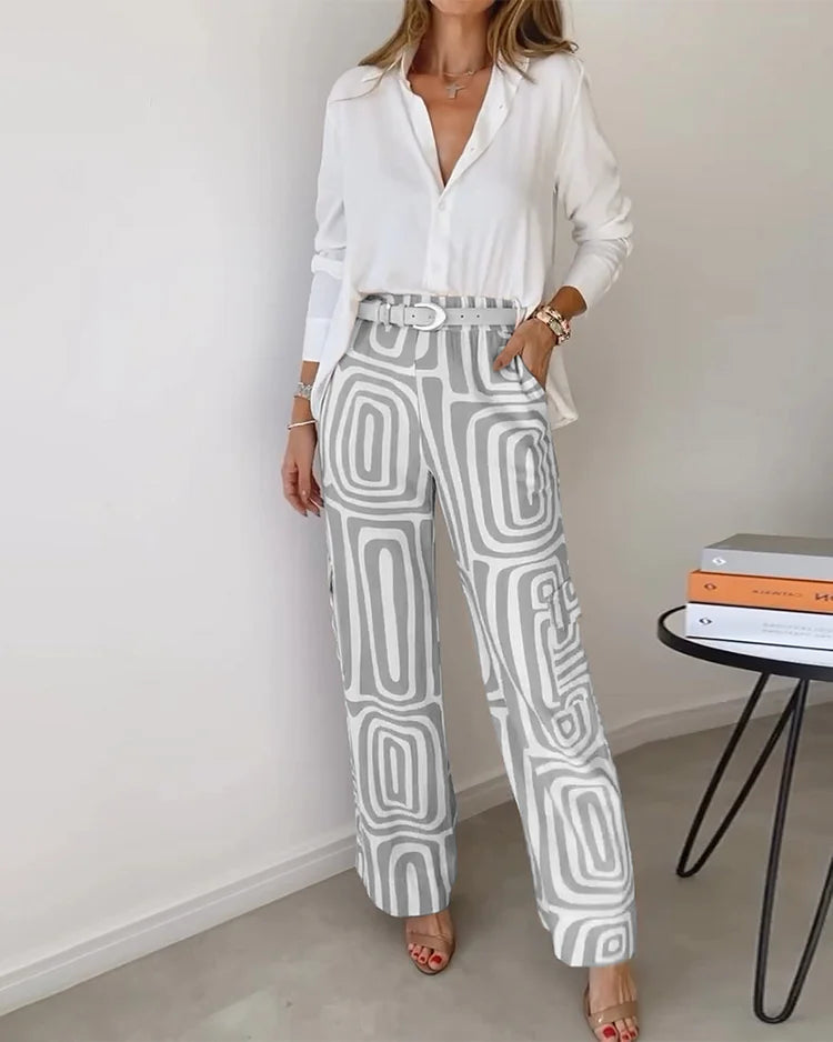 Olivia | Ensemble Deux Pièces Élégant (Cadeau : Ceinture GRATUITE)