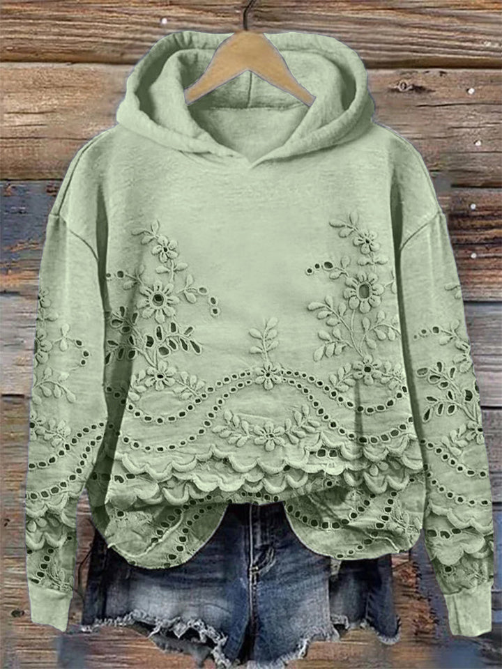 Ravella™ | Sweat À Capuche Femme Floral Vintage