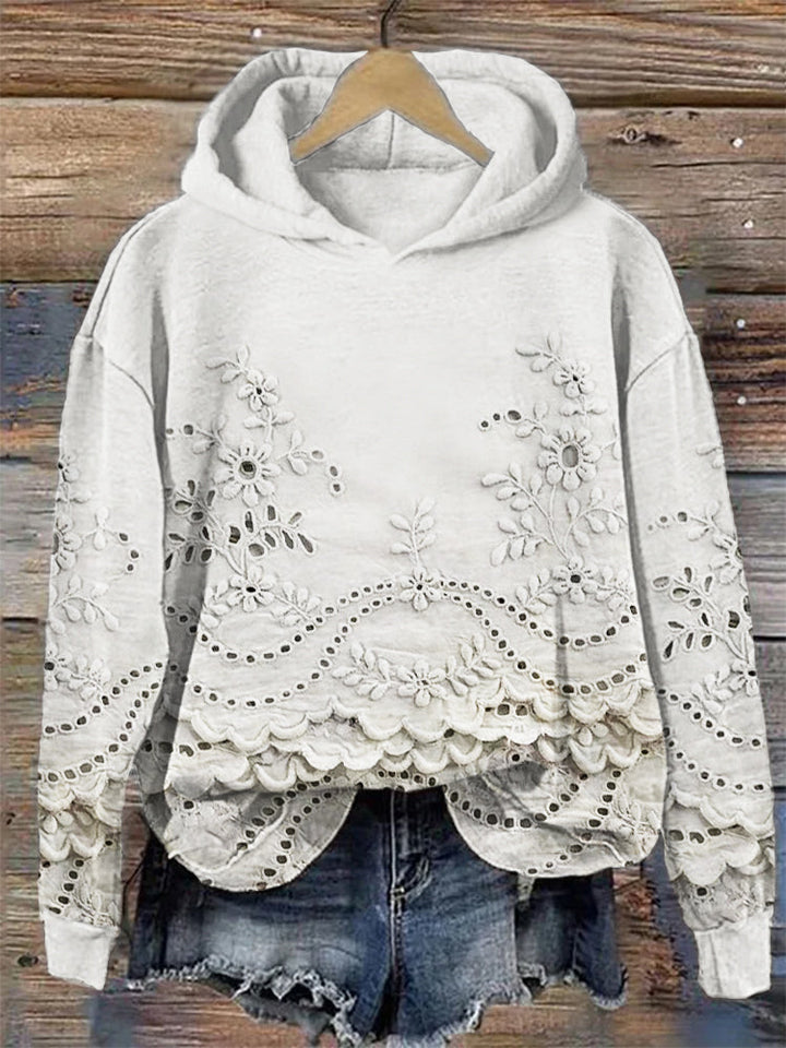 Ravella™ | Sweat À Capuche Femme Floral Vintage