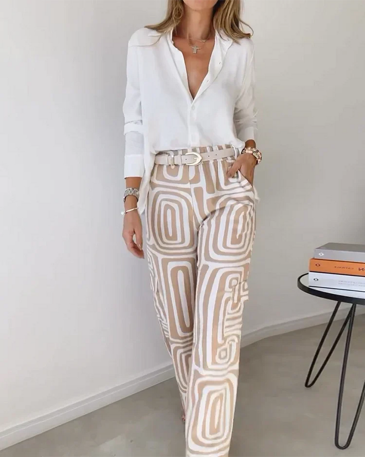 Olivia | Ensemble Deux Pièces Élégant (Cadeau : Ceinture GRATUITE)