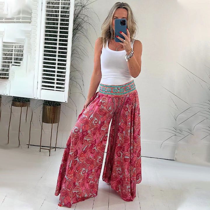 Ariela™ | Pantalon Fluide Femme Boho