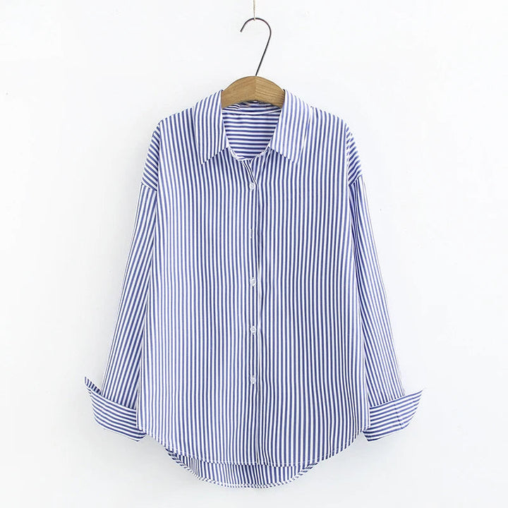Carla™ | Blouse Rayée Chic