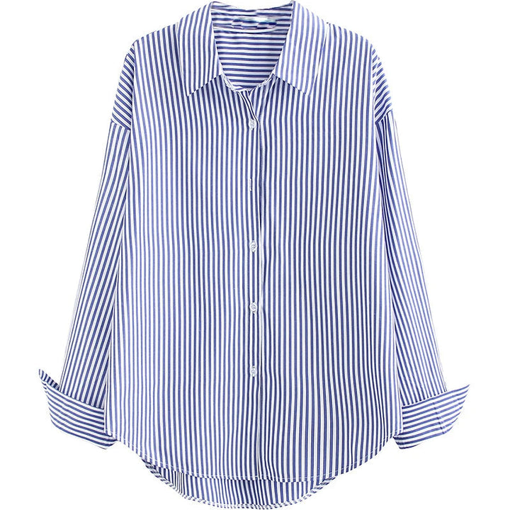 Carla™ | Blouse Rayée Chic