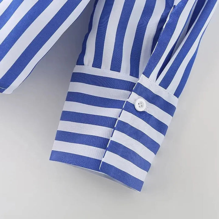 Carla™ | Blouse Rayée Chic