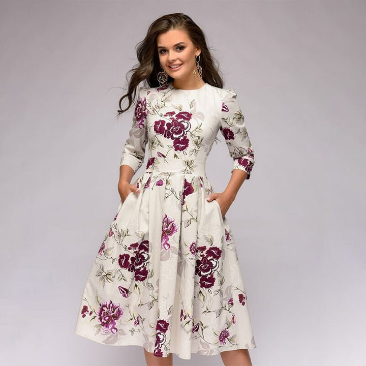 Sibylle™ | Robe Fleurie