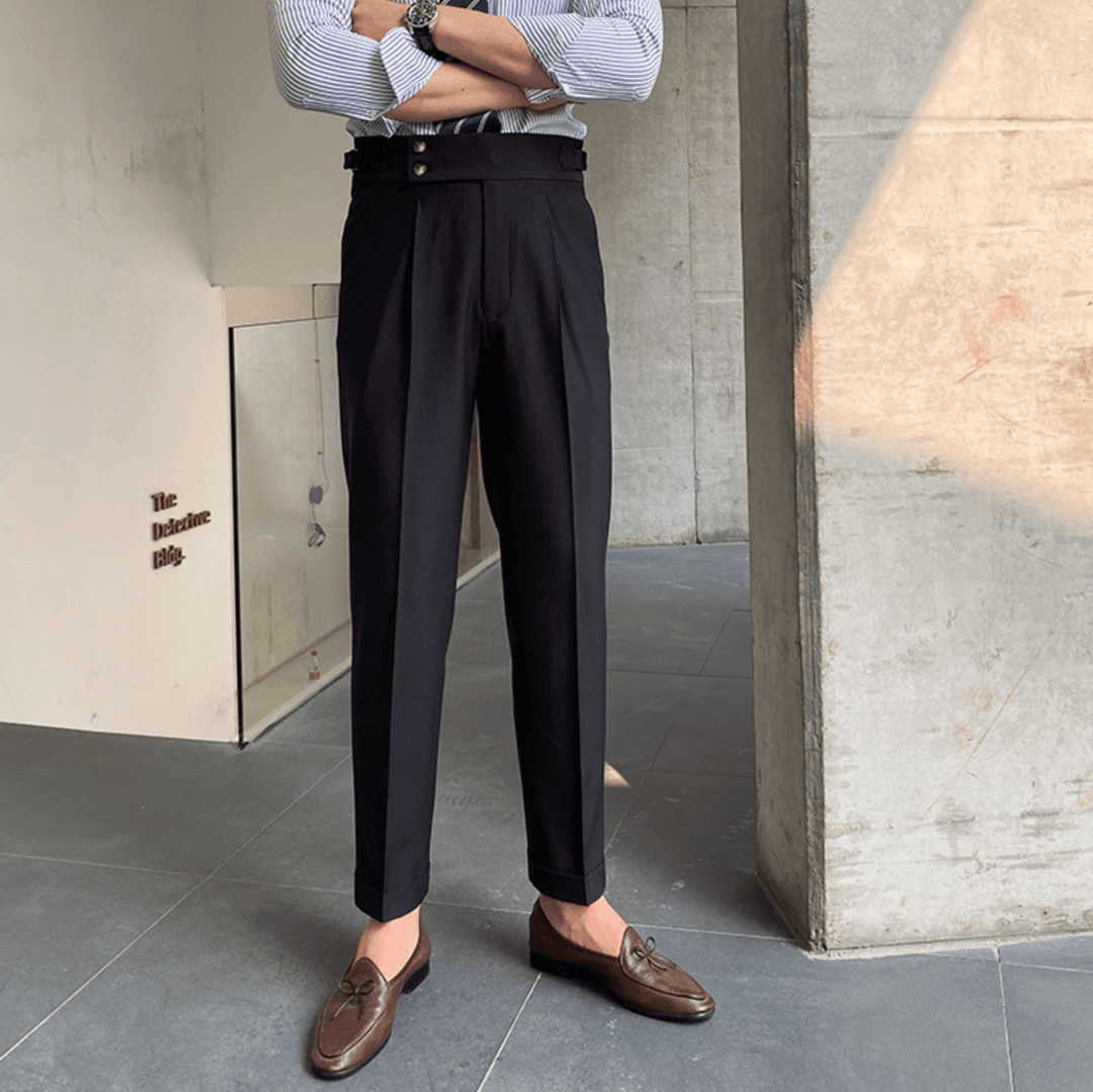 Edward - Pantalons Taille Haute Élégants
