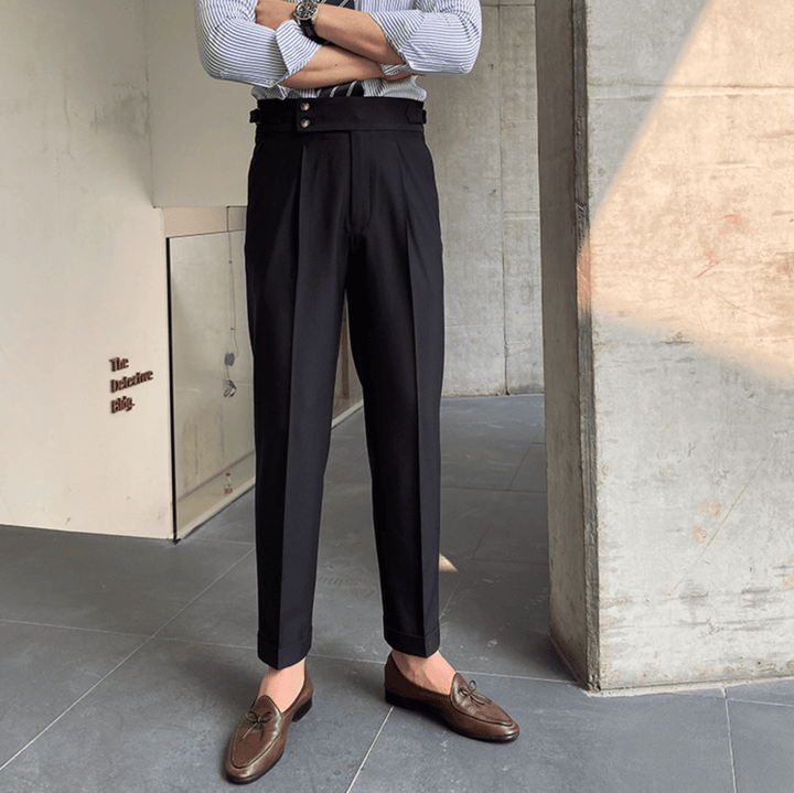 Edward - Pantalons Taille Haute Élégants