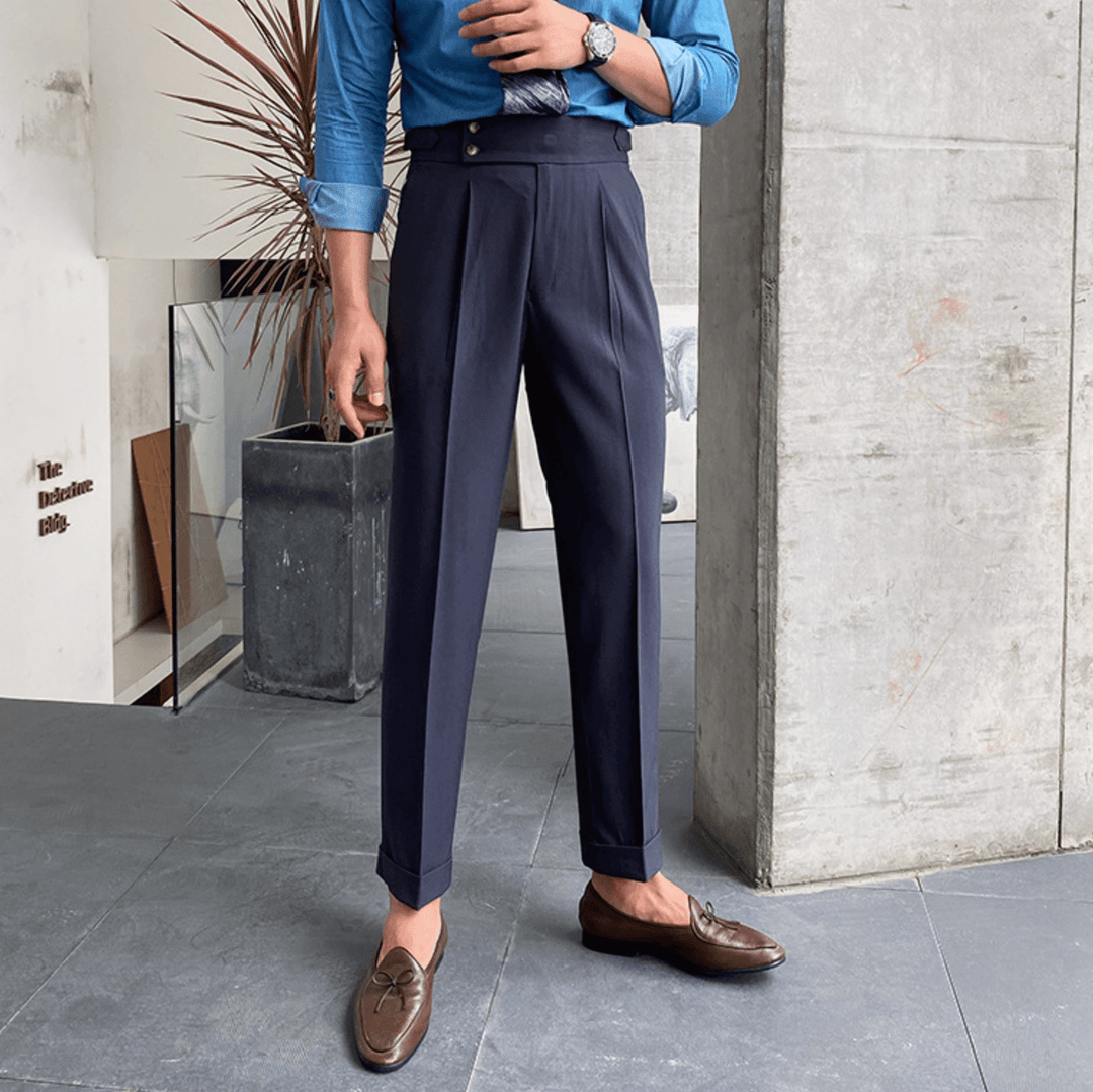 Edward - Pantalons Taille Haute Élégants