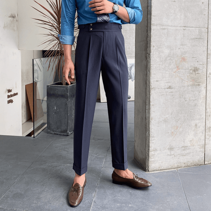Edward - Pantalons Taille Haute Élégants