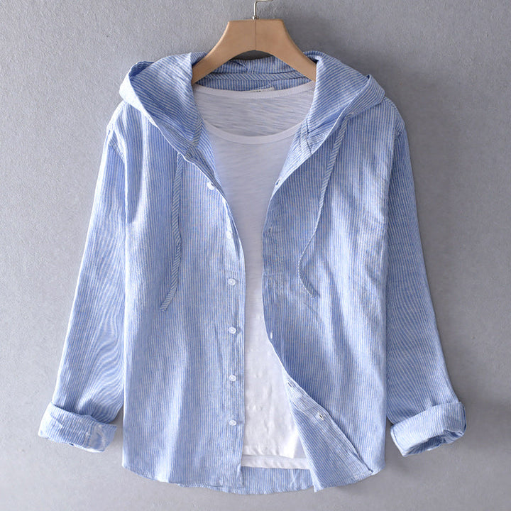 Elena | Chemise à capuche légère