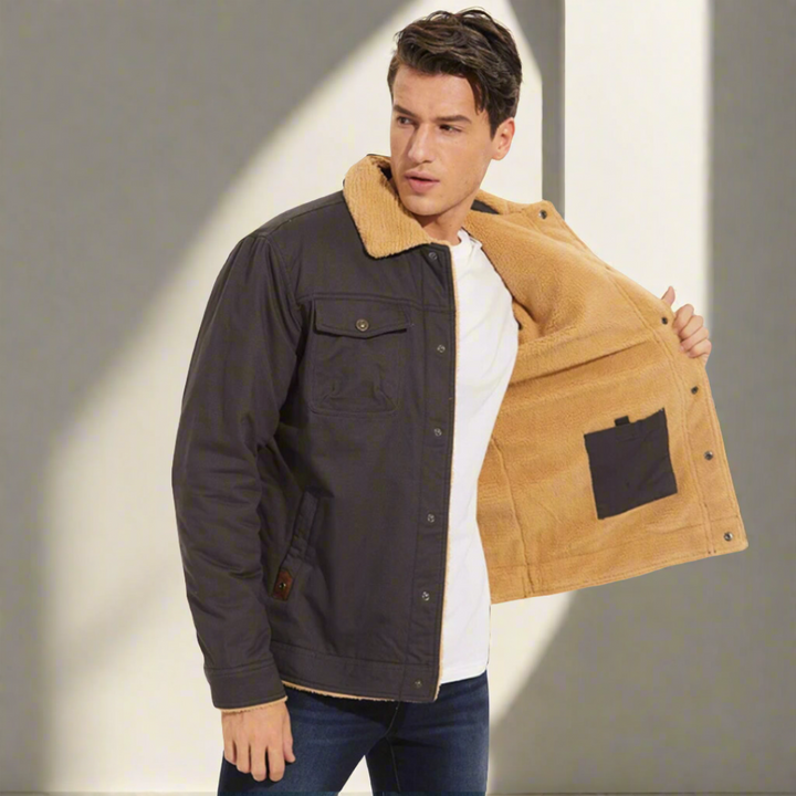 Arthur - Veste pour Homme en Teddy