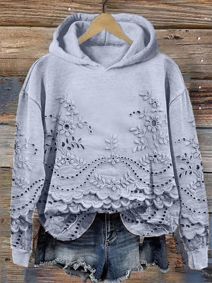 Ravella™ | Sweat À Capuche Femme Floral Vintage