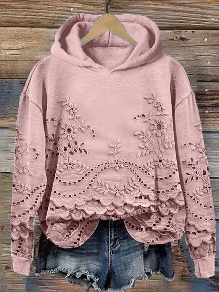 Ravella™ | Sweat À Capuche Femme Floral Vintage
