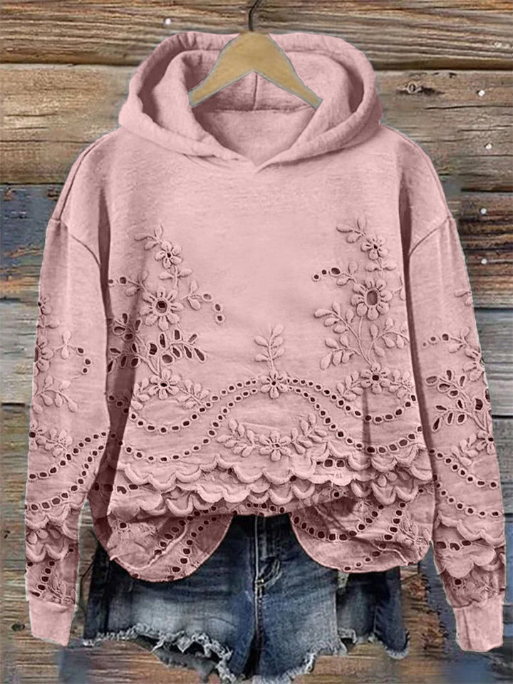 Ravella™ | Sweat À Capuche Femme Floral Vintage