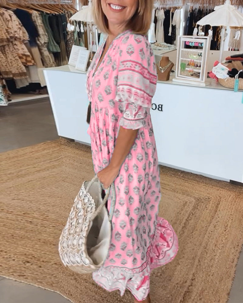Zandoria – Robe de Printemps Éclatante