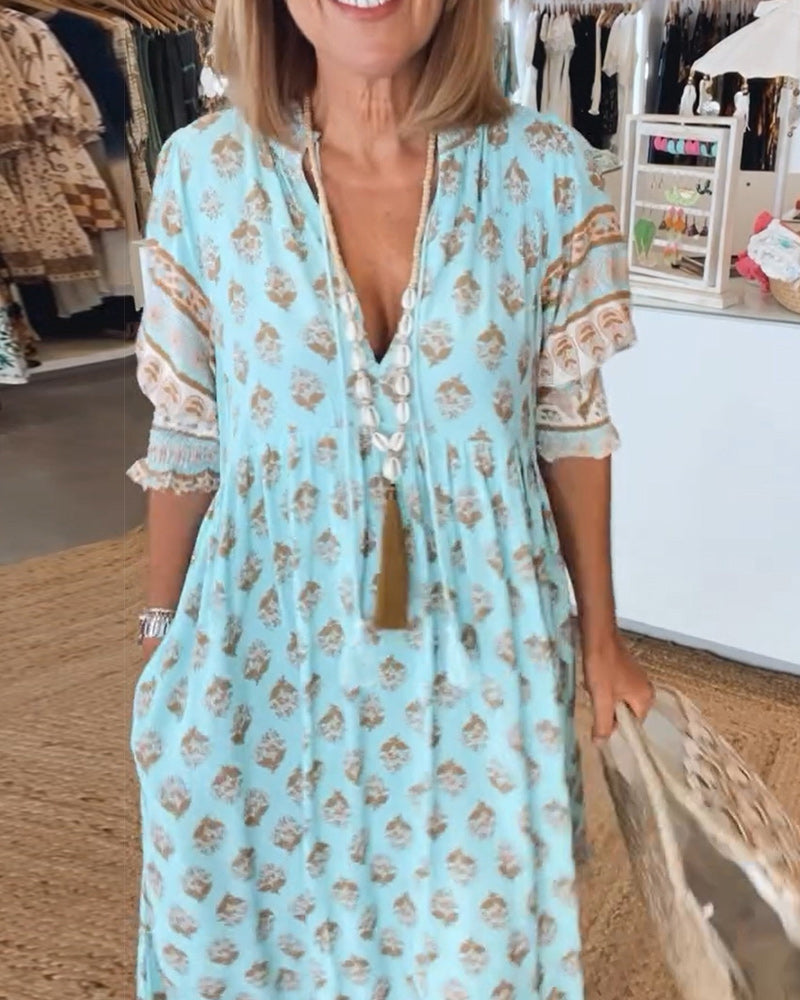Zandoria – Robe de Printemps Éclatante
