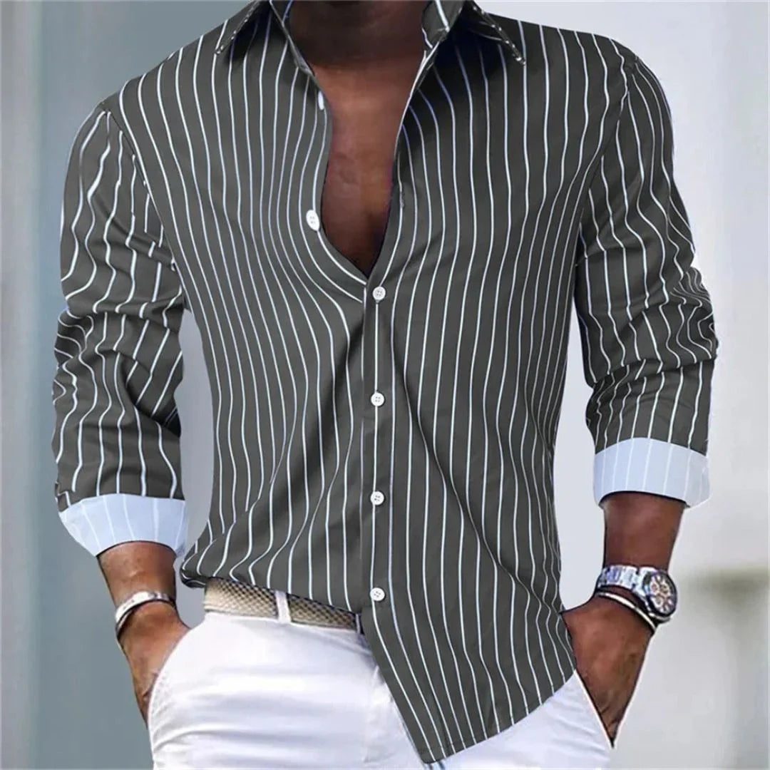 Marton™ | Chemise Rayée Essentielle