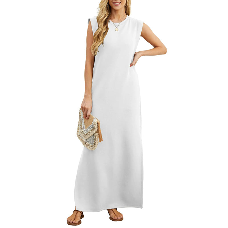 EMMA | Robe Longue Fluide Anti-Rides
