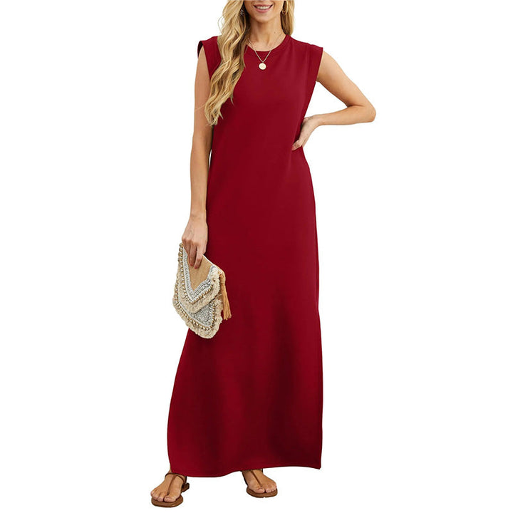 EMMA | Robe Longue Fluide Anti-Rides