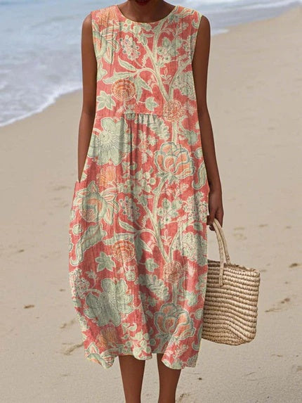 Amandine  | Robe Fleurie Vintage